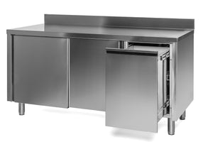 Arbeitsschränke, Arbeitsschränke geschlossen, Edelstahlmöbel