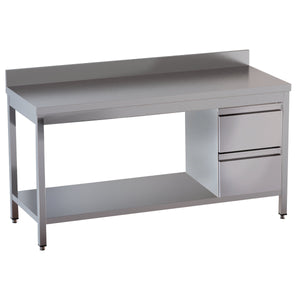 Arbeitstische, Bautiefe 60cm, Bautiefe 70cm, Edelstahlmöbel