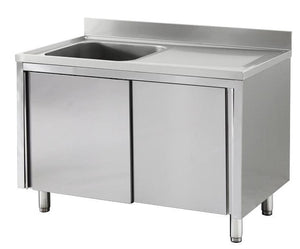 Spülschränke + 1 Becken, Edelstahlmöbel, Spültechnik