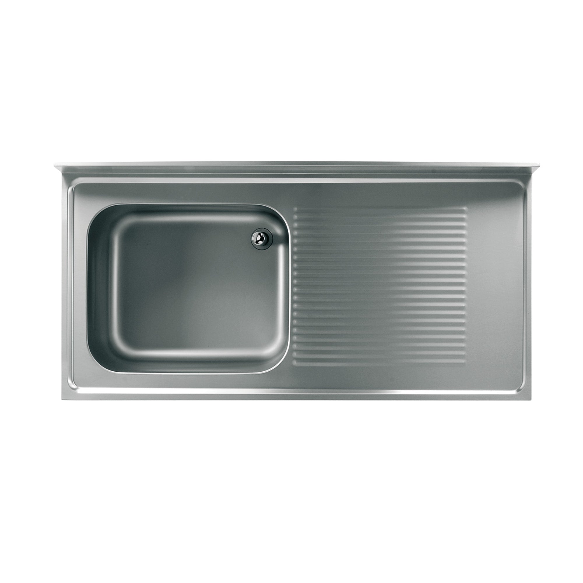 Edelstahl Spülabdeckung 1 Becken liks - AISI 201 - alle Größen - Spüle Abdeckung Gastrospüle Edelstahlspüle