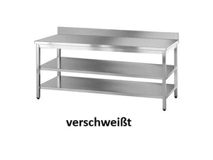Arbeitstische, Bautiefe 60cm, Bautiefe 70cm, Edelstahlmöbel