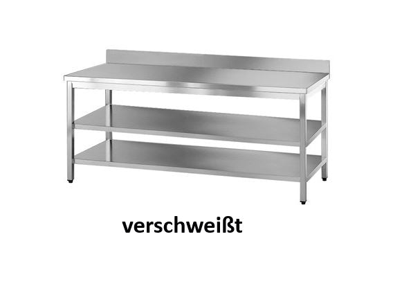 Arbeitstische, Bautiefe 60cm, Bautiefe 70cm, Edelstahlmöbel