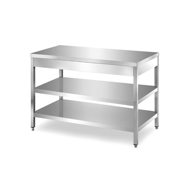 Arbeitstische, Bautiefe 60cm, Bautiefe 70cm, Edelstahlmöbel