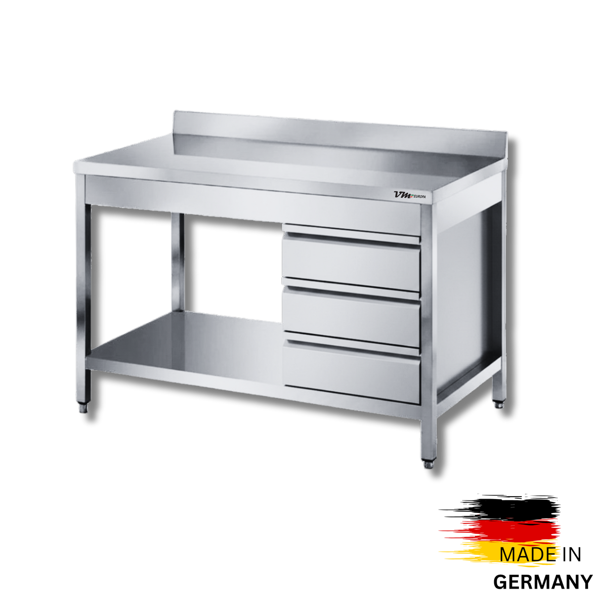 Edelstahl Schubladencontainer, 3 Schubladen, 400 x 560 x 528 mm | B2B Partner Edelstahl Schubladencontainer, 3 Schubladen, 400 x 560 x 528 mm | B2B Partner