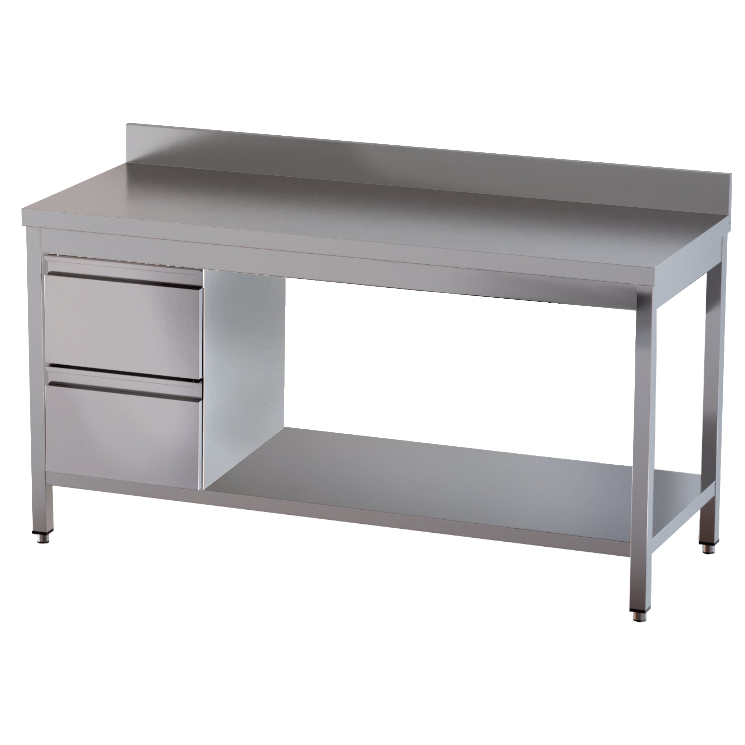 Arbeitstische, Bautiefe 60cm, Bautiefe 70cm, Edelstahlmöbel