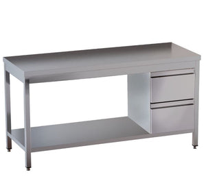 Arbeitstische, Bautiefe 60cm, Bautiefe 70cm, Edelstahlmöbel