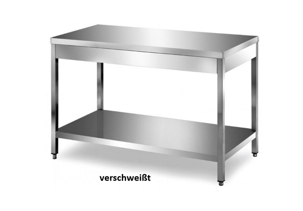 Arbeitstische, Bautiefe 60cm, Bautiefe 70cm, Edelstahlmöbel