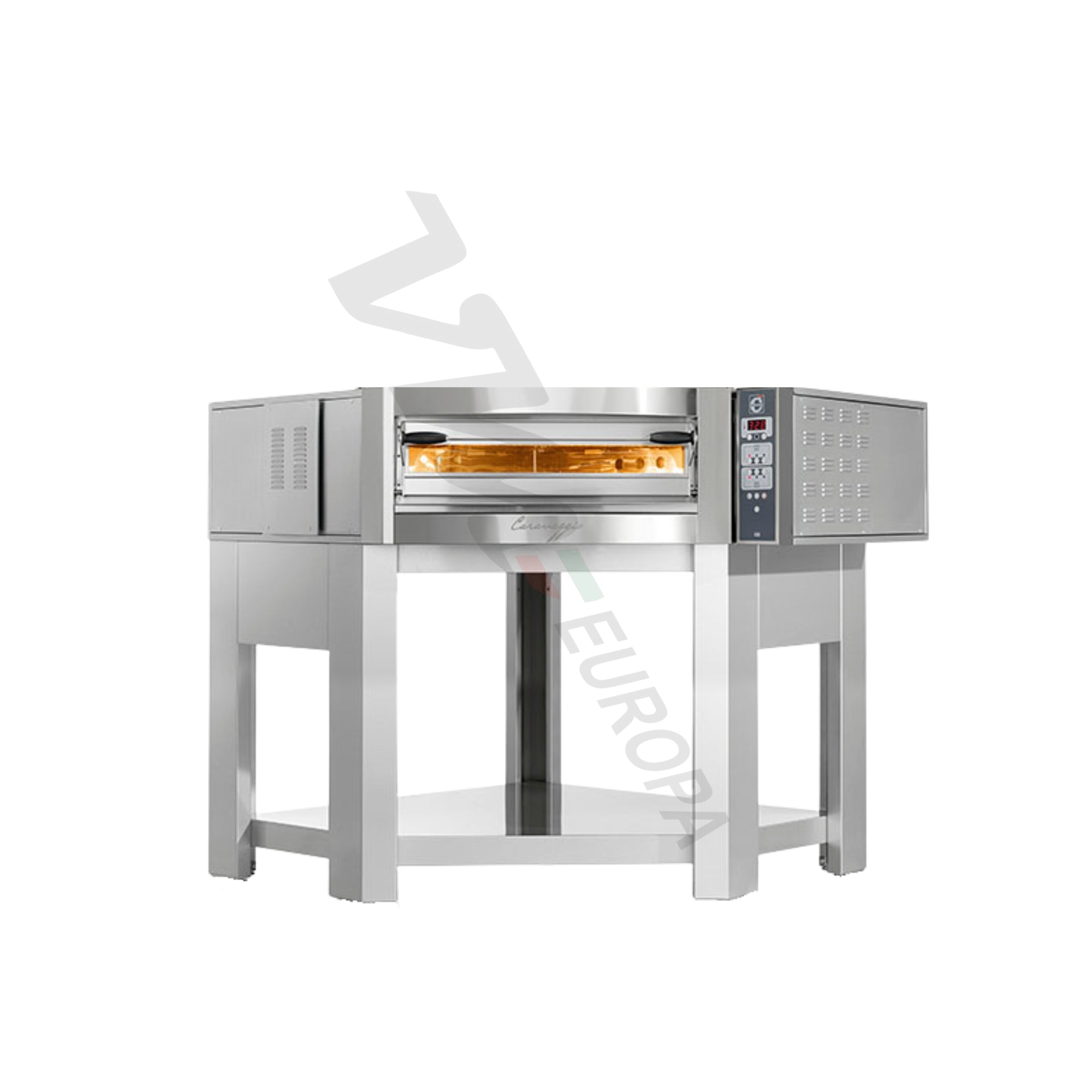 Cuppone Caravaggio Pizzaofen für 4 Pizzen Ø35cm 1 Kammer Knopfsteuerung - CR535/1CD