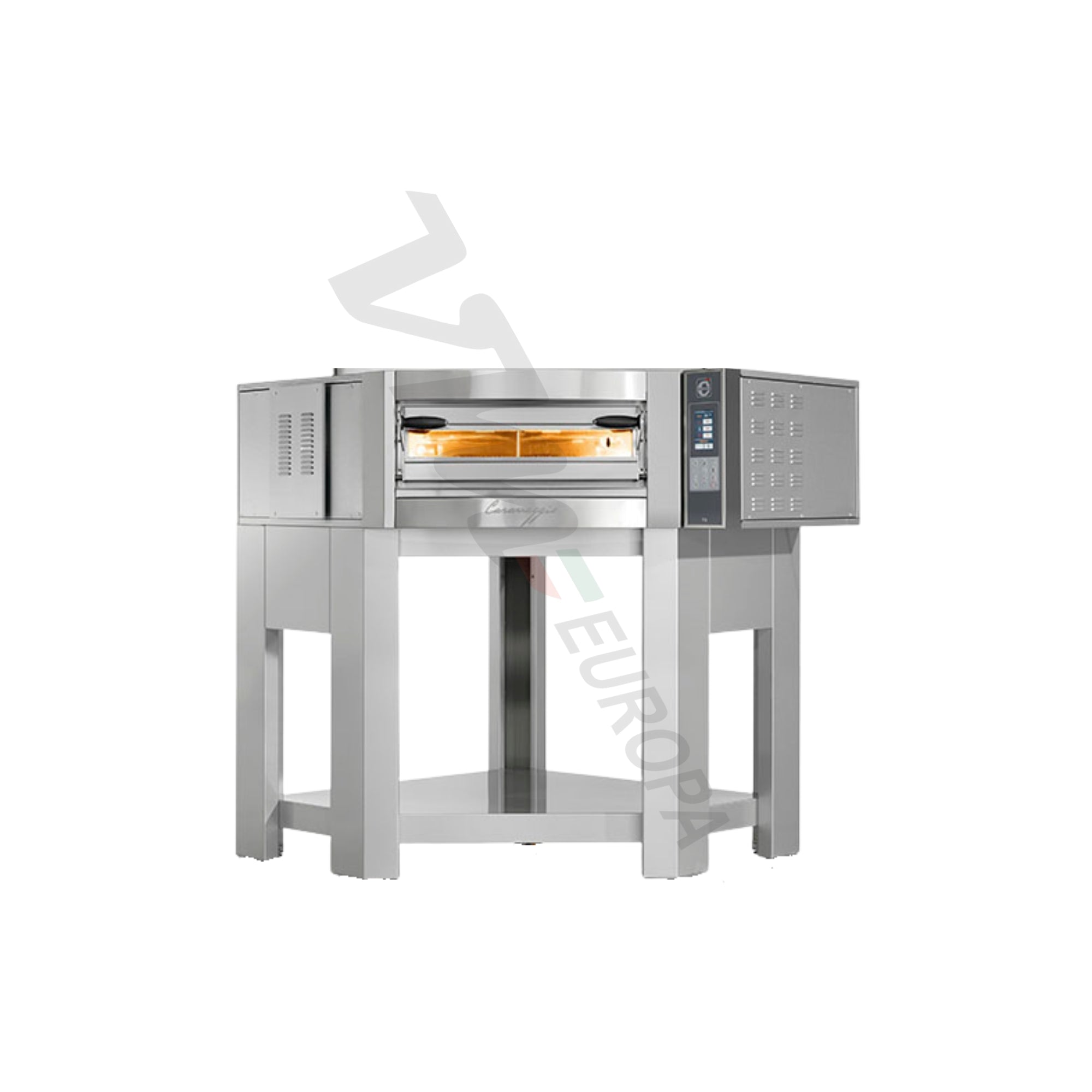 Cuppone Caravaggio Pizzaofen für 4 Pizzen Ø35cm 1 Kammer Touch-Display - CR535/1TS