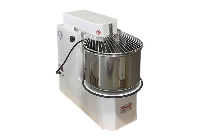 Professionelle Teigknetmaschine 30L | 2 Geschwindigkeiten | Abnehmbare Rührschüssel | 26kg Teig | 1500W | 380V | Edelstahl