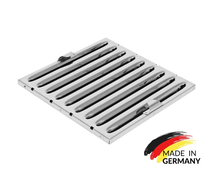 Flammschutzfilter 40 x 50 cm Typ B Edelstahl, Gastro Abzugshaube - VM Europa