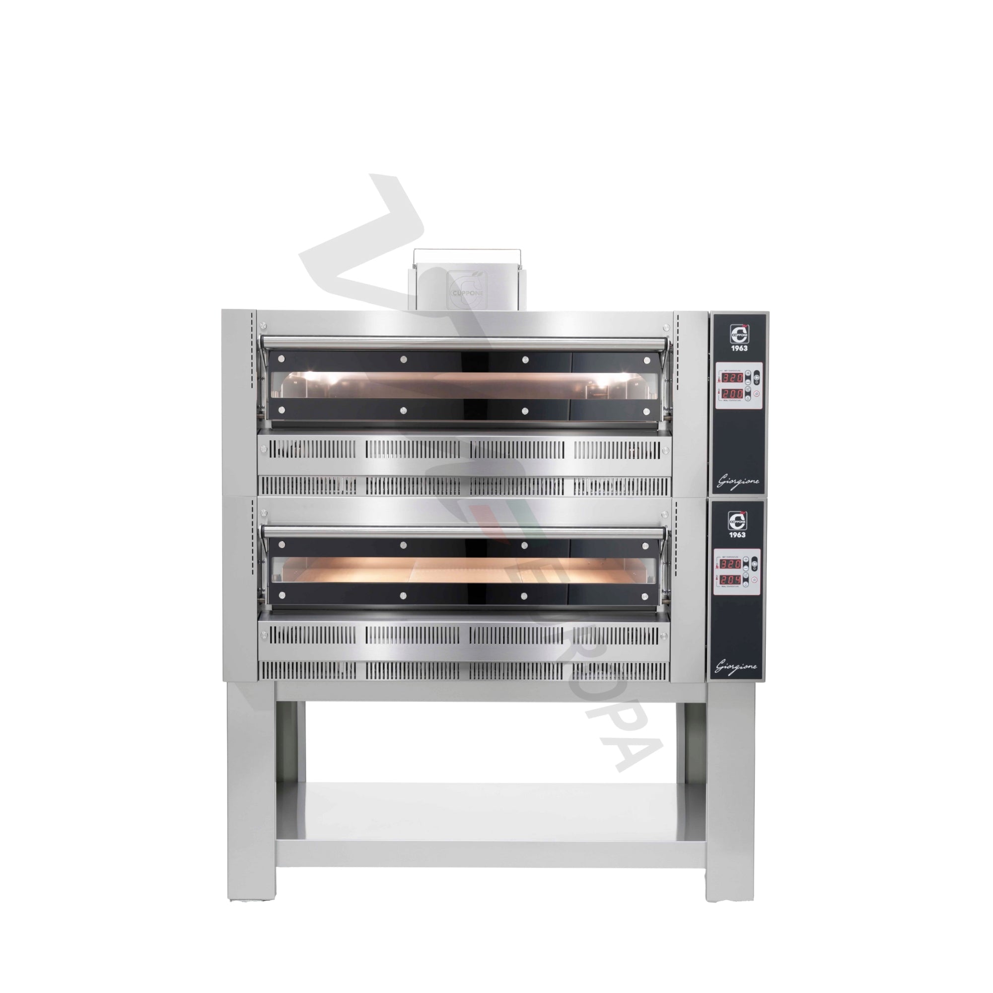 Cuppone Giorgione Pizzaofen für 4+4 Pizzen Ø35cm 2 Kammer Digital - GR435/2D