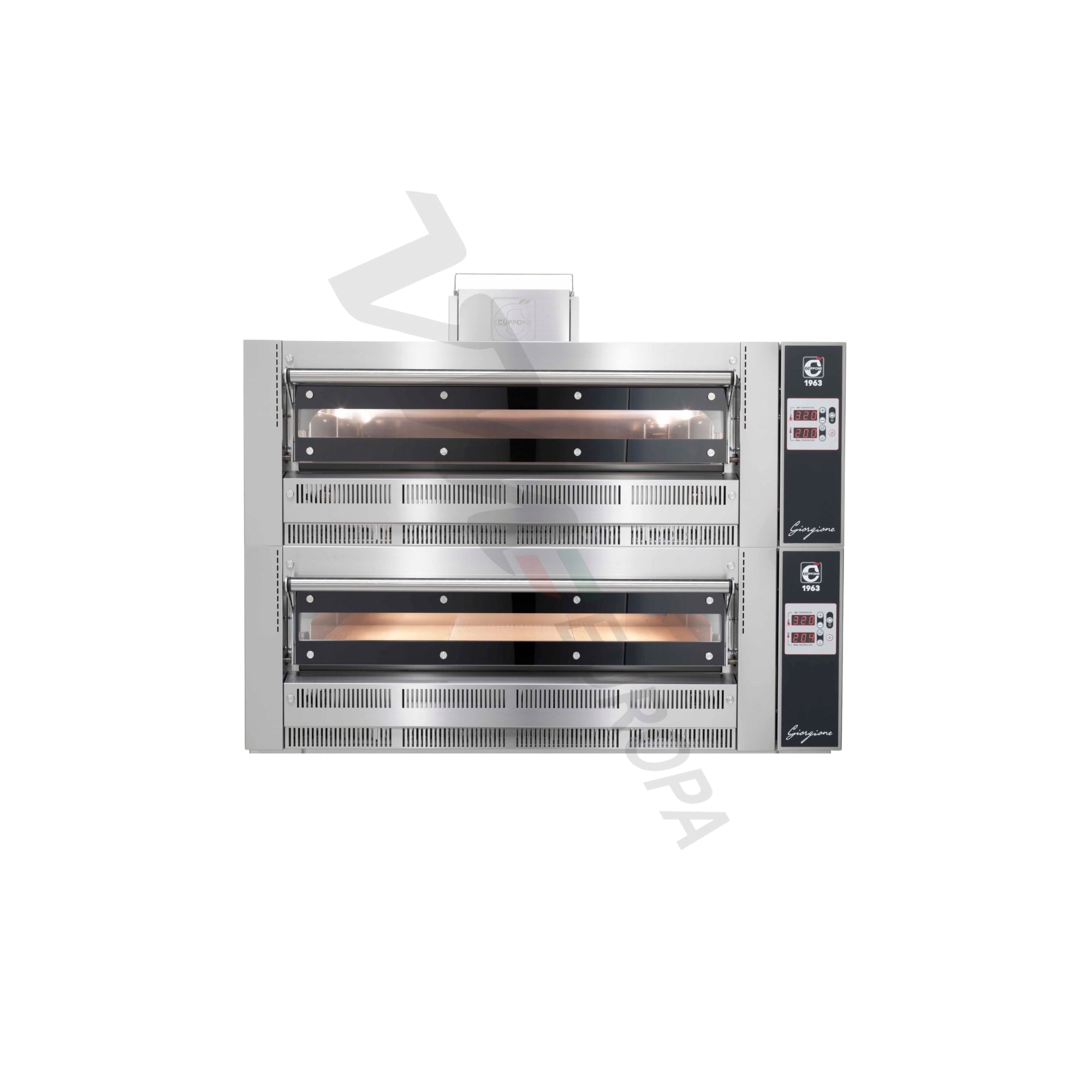 Cuppone Giorgione Pizzaofen für 6+6 Pizzen Ø35cm 2 Kammer Digital - GR635/2D