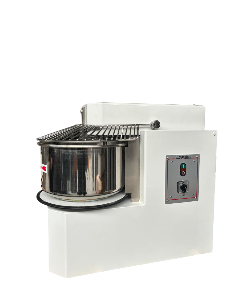 Professionelle Teigknetmaschine 20L | 2 Geschwindigkeiten | Abnehmbare Rührschüssel | 19kg Teig | 850/1100W | 380V | Edelstahl