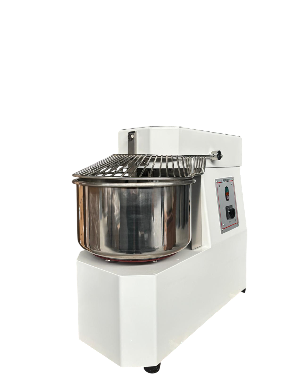 Professionelle Teigknetmaschine 20L | 2 Geschwindigkeiten | Feste Rührschüssel | 19kg Teig | 850/1100W | 380V | Edelstahl