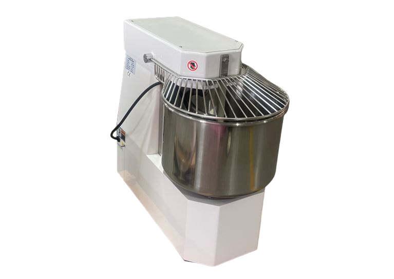 Professionelle Teigknetmaschine 30L | 2 Geschwindigkeiten | Feste Rührschüssel | 26kg Teig | 1500W | 380V | Edelstahl