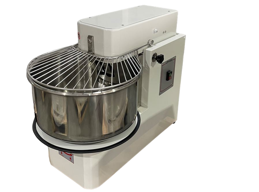 Professionelle Teigknetmaschine 50L | 1 Geschwindigkeit | Abnehmbare Rührschüssel | 44kg Teig | 2200W | 230V | Edelstahl