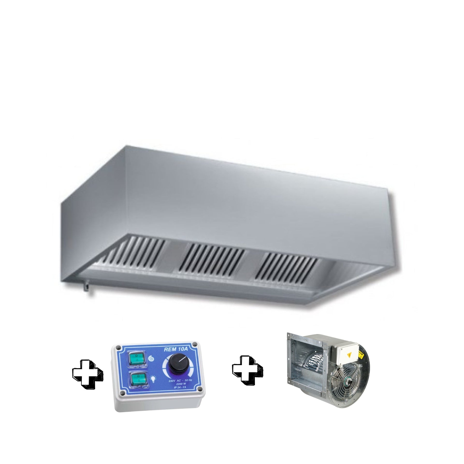 Kastenhauben mit Motor, Kastenhauben, Lüftungstechnik