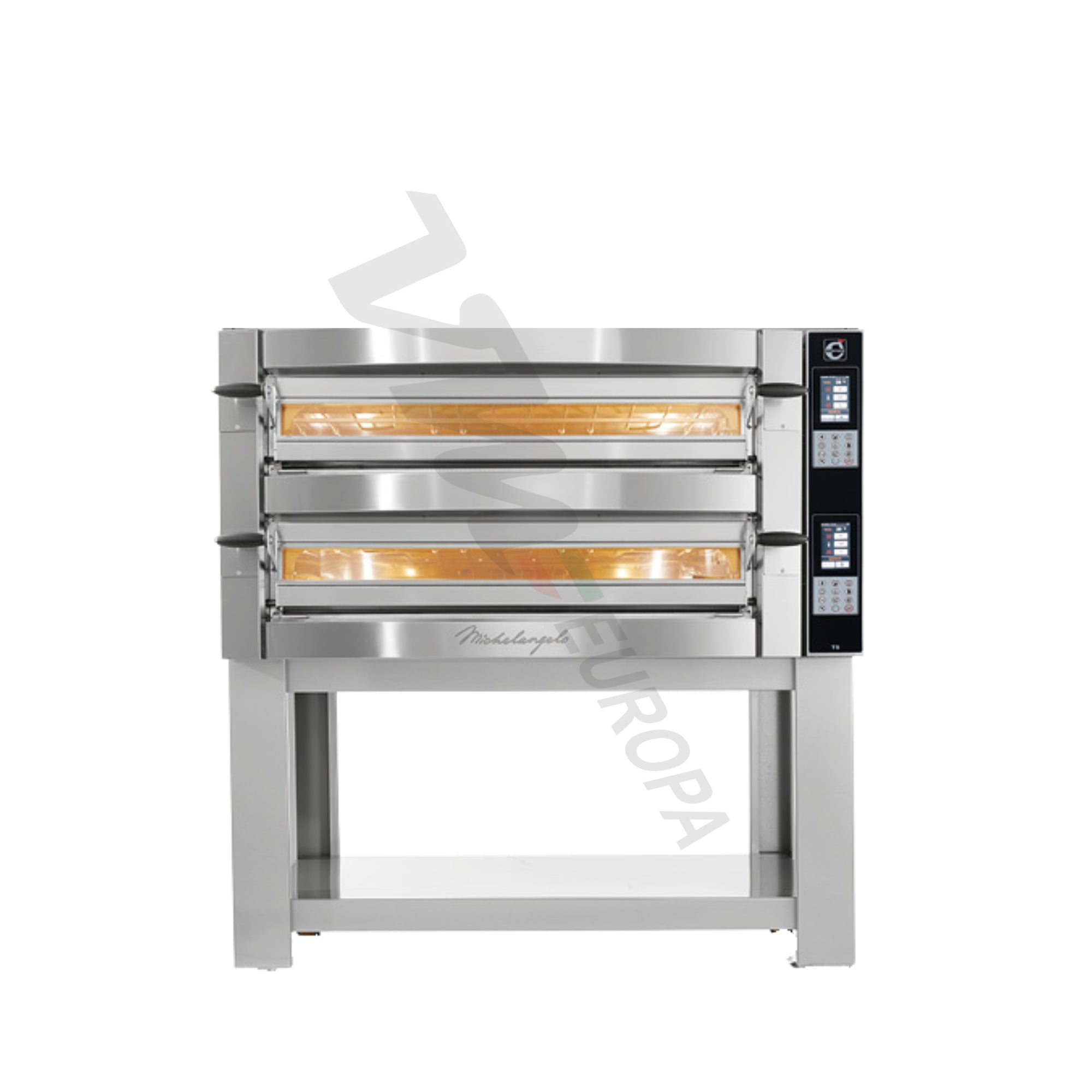 Cuppone Michelangelo Pizzaofen für 4 Pizzen Ø35cm 2 Kammern Touch-Display - ML435/2TS