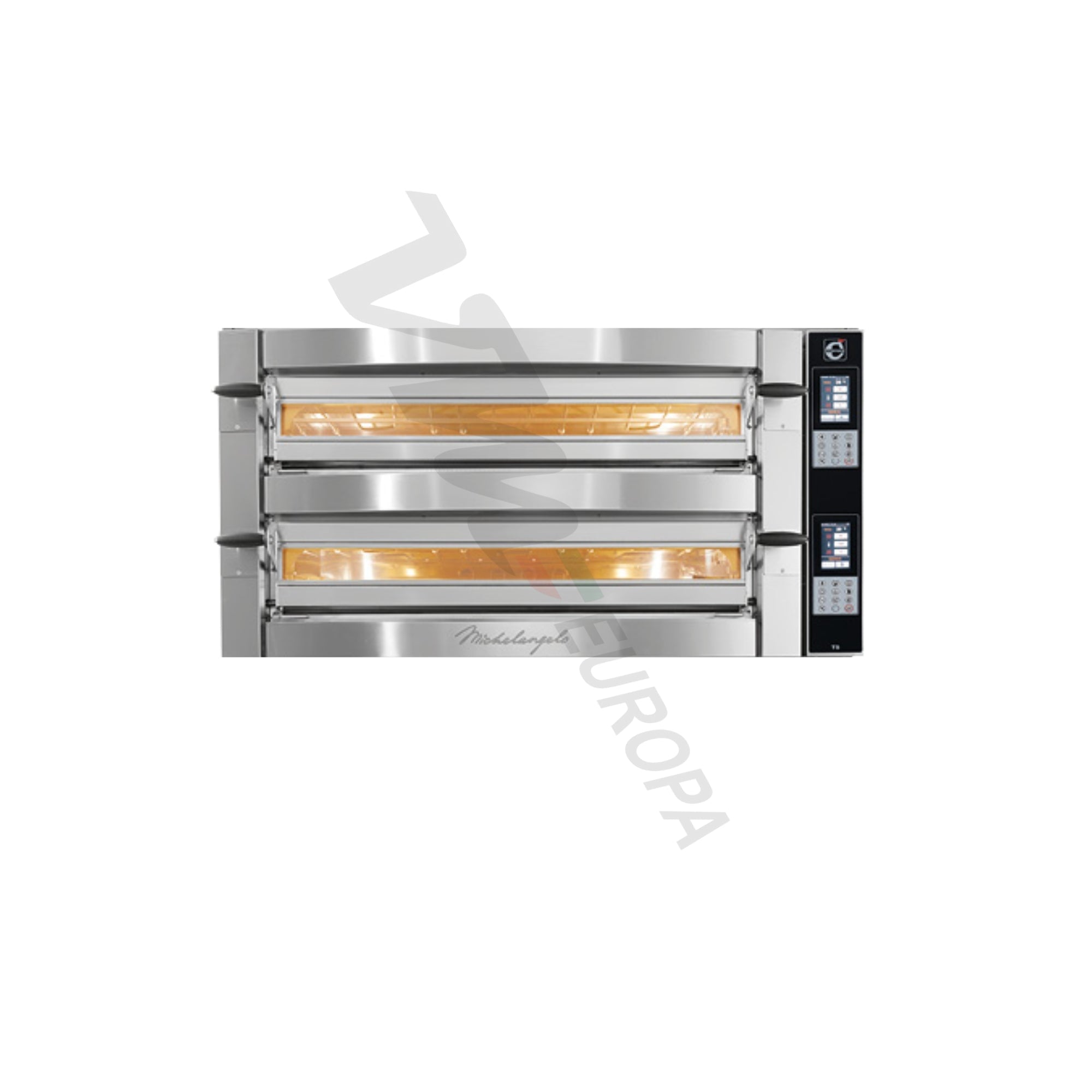 Cuppone Michelangelo Pizzaofen für 6 Pizzen Ø35cm 2 Kammern Touch-Display - ML635/2TS
