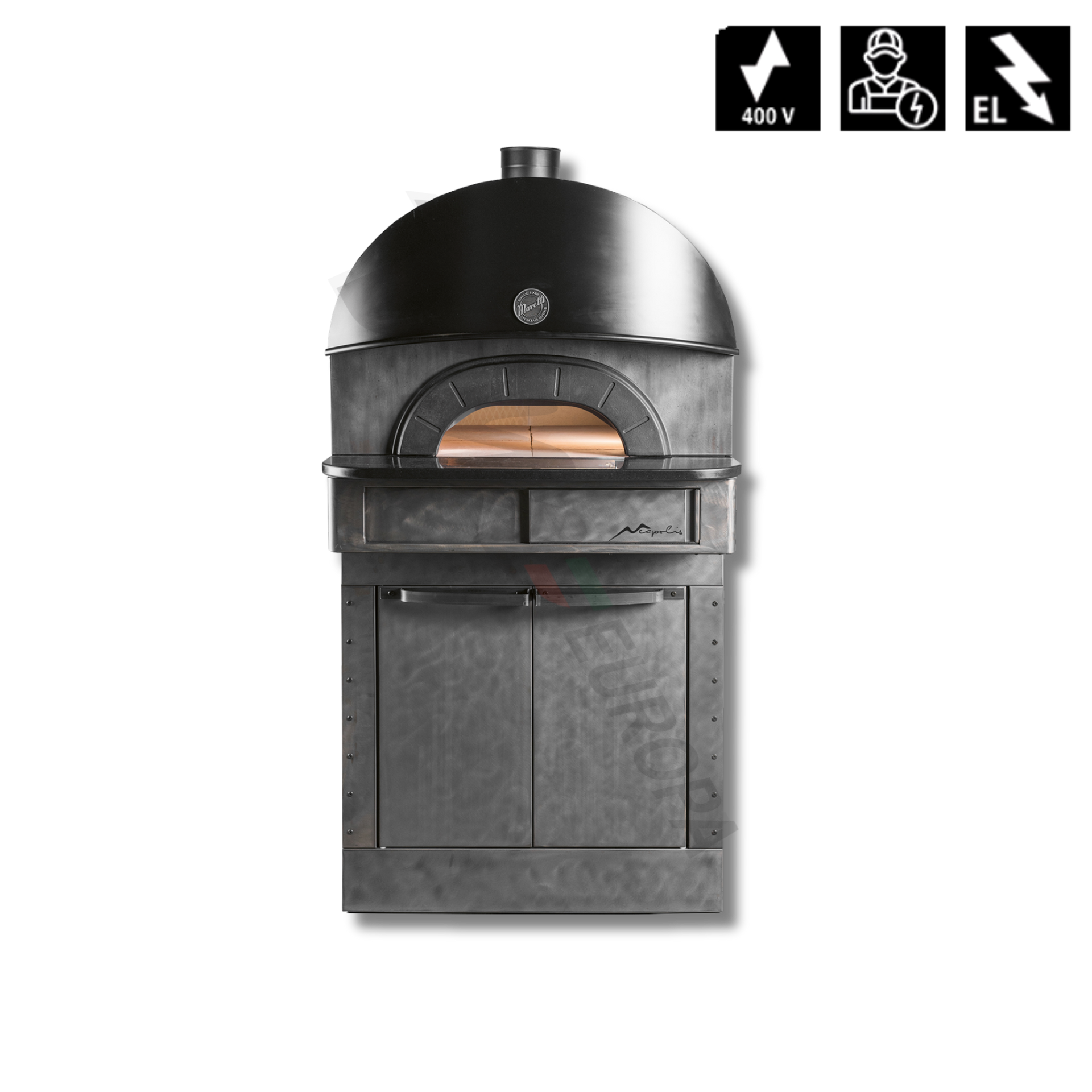 Profi Elektro-Pizzaofen Moretti Neapolis 4 für Pizza Napoletana - 4x30cm