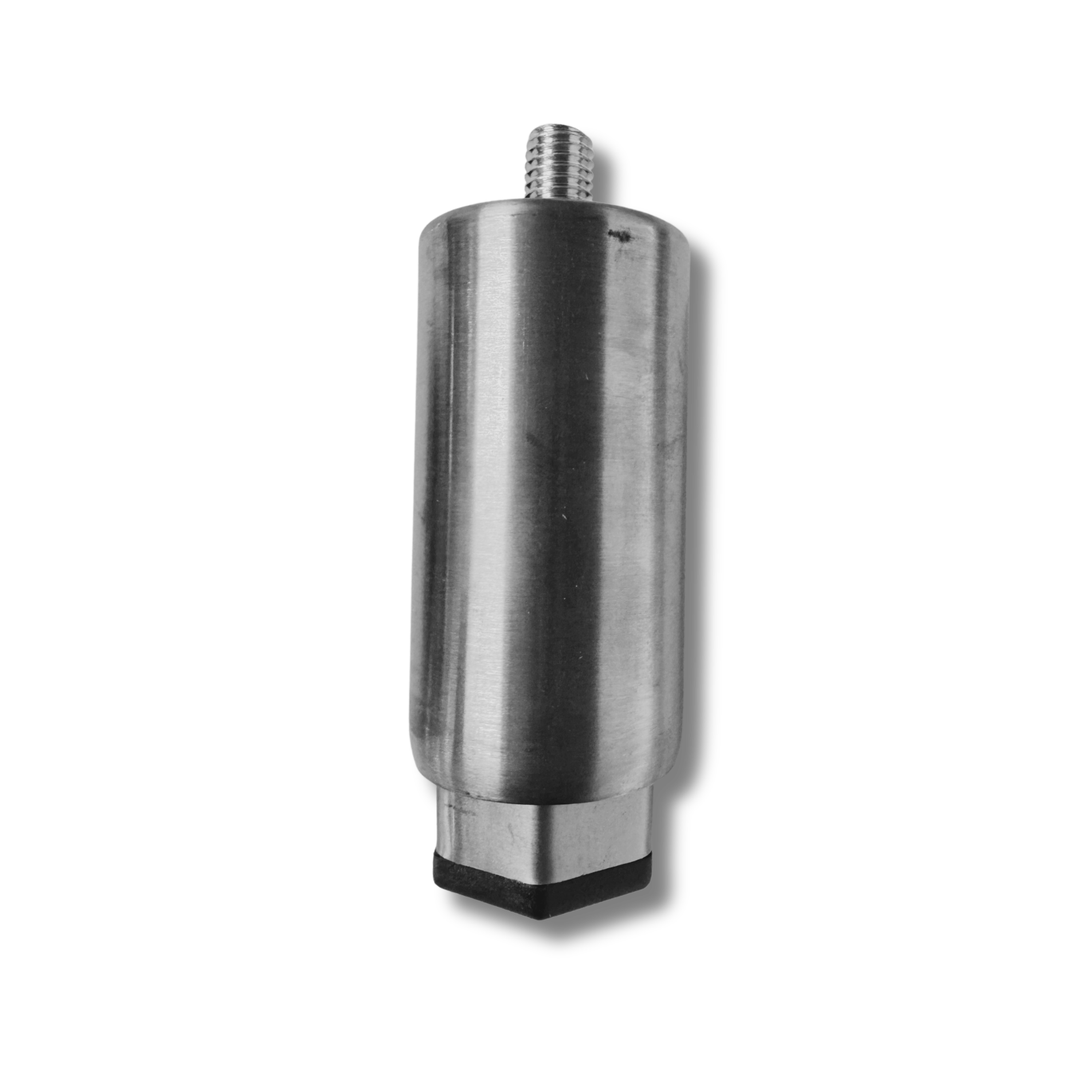 Gastro Standfuß - 8,5 cm Höhe - Höhenverstellbar bis 1 cm - Edelstahllegierung AISI 304 - Arbeitsschrank, Geschirschrank, Spülschrank