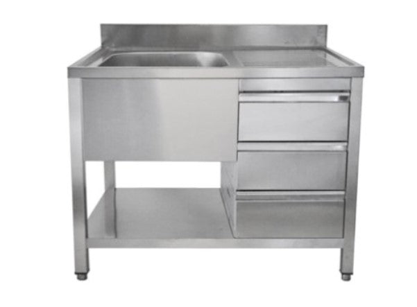 Spültische - Tiefe 60cm, Spültische - Tiefe 70cm, Spültische, Spülschränke + 1 Becken, Spülschränke, Edelstahlmöbel, Spültechnik, Schubladenschränke