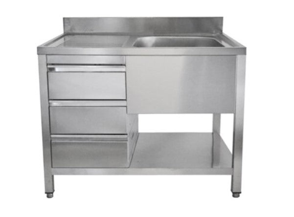 Spültische - Tiefe 60cm, Spültische - Tiefe 70cm, Spültische, Edelstahlmöbel, Spültechnik, Schubladenschränke