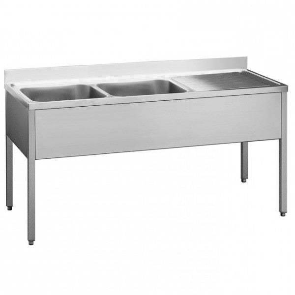 Spültische - Tiefe 60cm, Spültische - Tiefe 70cm, Spültische, Spülschränke + 2 Becken, Edelstahlmöbel, Spültechnik
