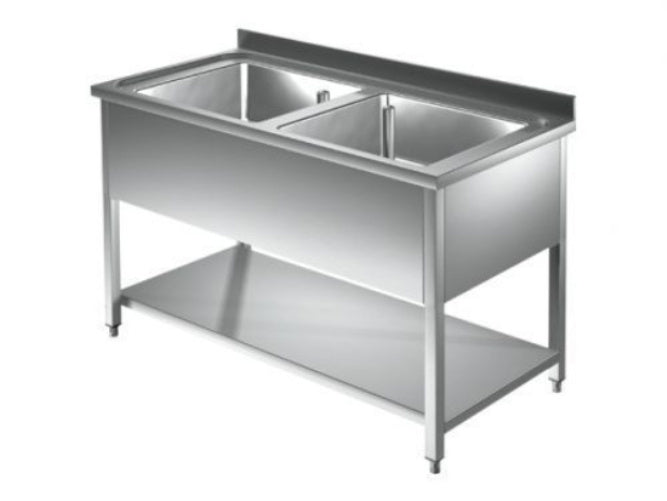 Spültische - Tiefe 60cm, Spültische - Tiefe 70cm, Spültische, Spülschränke + 2 Becken, Edelstahlmöbel, Spültechnik