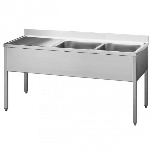 Spültische - Tiefe 60cm, Spültische - Tiefe 70cm, Spültische, Spülschränke + 2 Becken, Edelstahlmöbel, Spültechnik