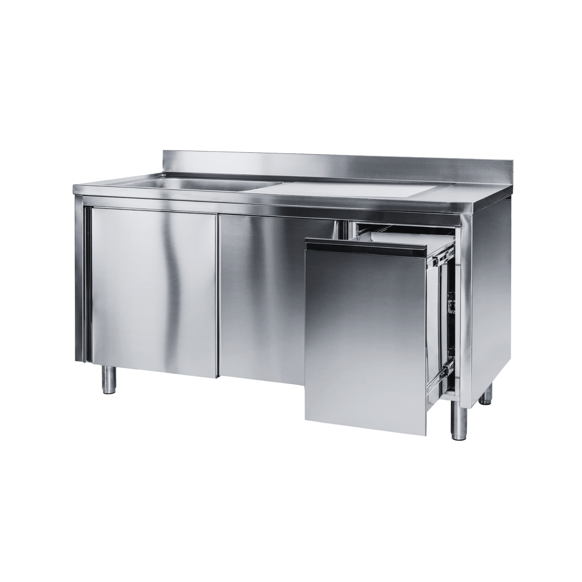 Spülschrank ECO 12x7 mit 1 Becken rechts Spülschrank ECO 12x7 mit 1 Becken rechts