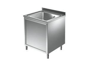 Spülschränke + 1 Becken, Edelstahlmöbel, Spültechnik