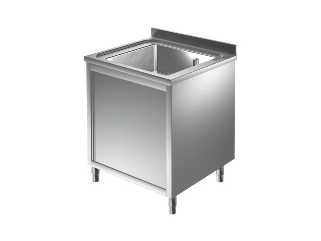 Spülschränke + 1 Becken, Edelstahlmöbel, Spültechnik