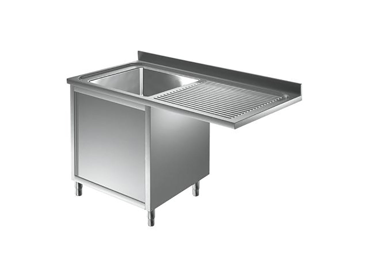 Spülmaschinenschränke 1 Becken, Edelstahlmöbel, Spültechnik