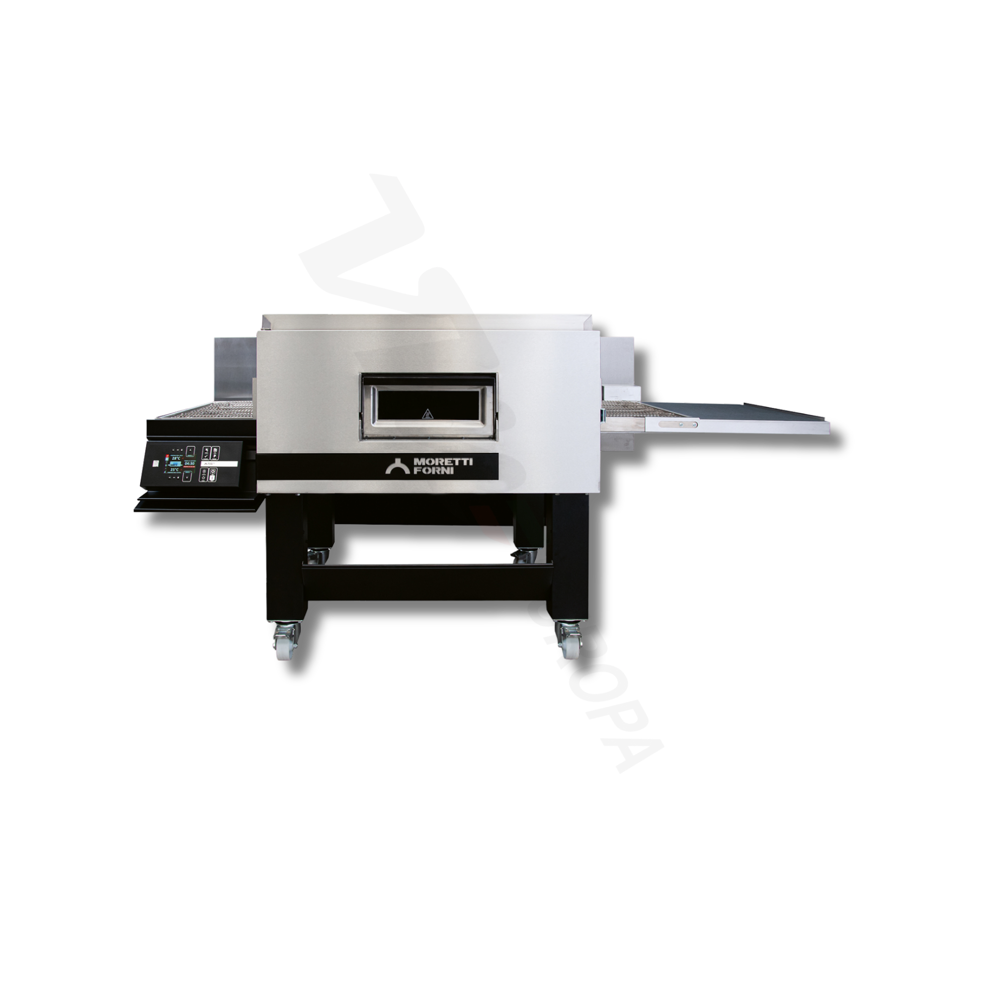 Moretti serieT T96E Elektro-Pizzabandofen | Standgerät 100 Pizzen/h, 17,8kW