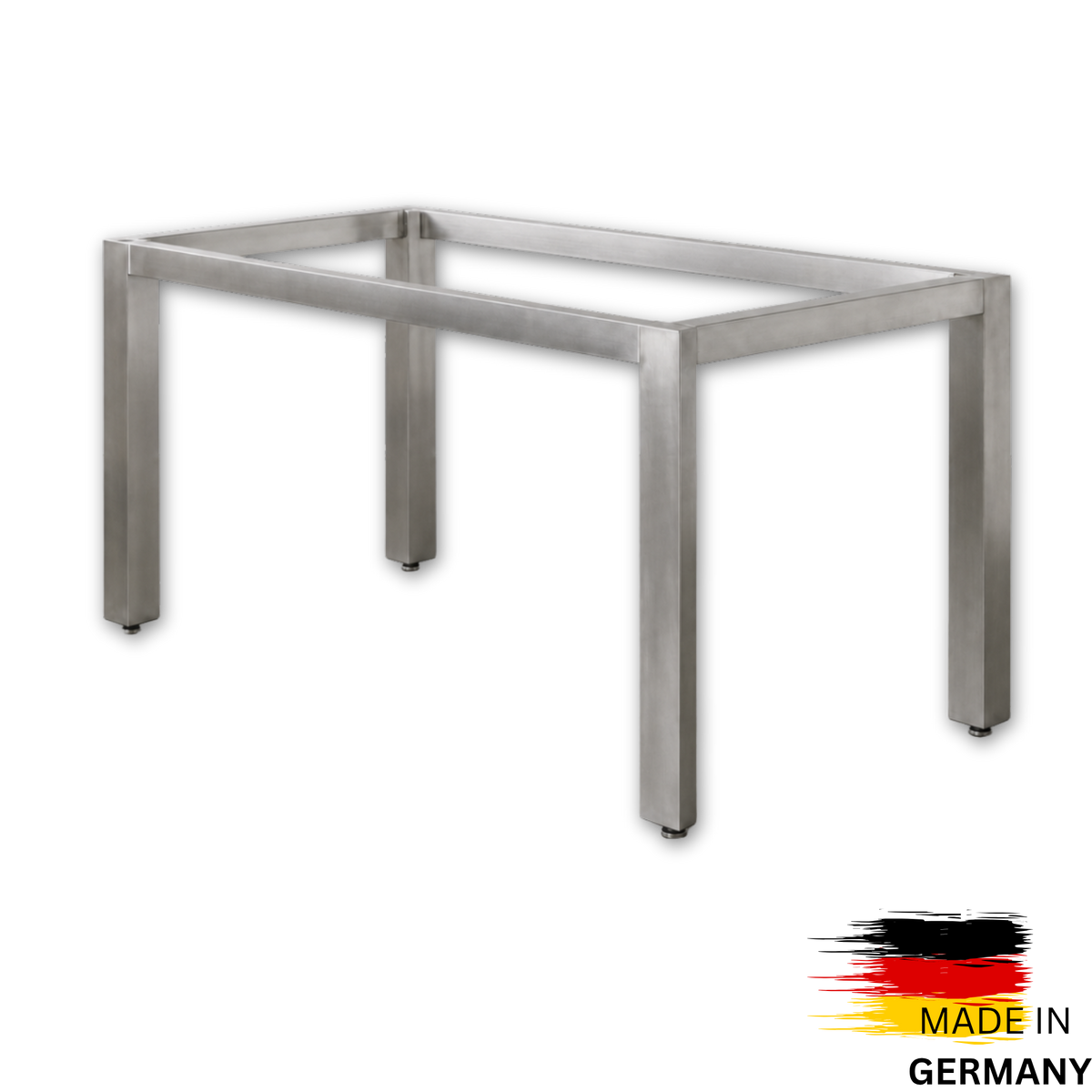 Tischgestell Edelstahl V2A | Tischuntergestell Metall nach Maß | Designer Tischgestelle V2A | Tischfüße & Tischbeine Edelstahl