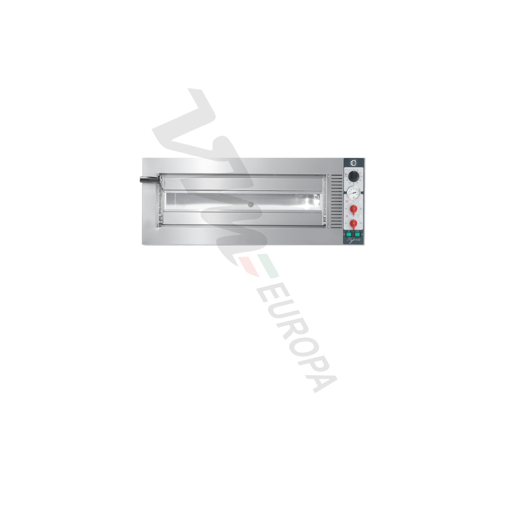 Cuppone Tiepolo Pizzaofen für 4 Pizzen Ø35cm 1 Kammer Kombisteuerung - TP435/1CM
