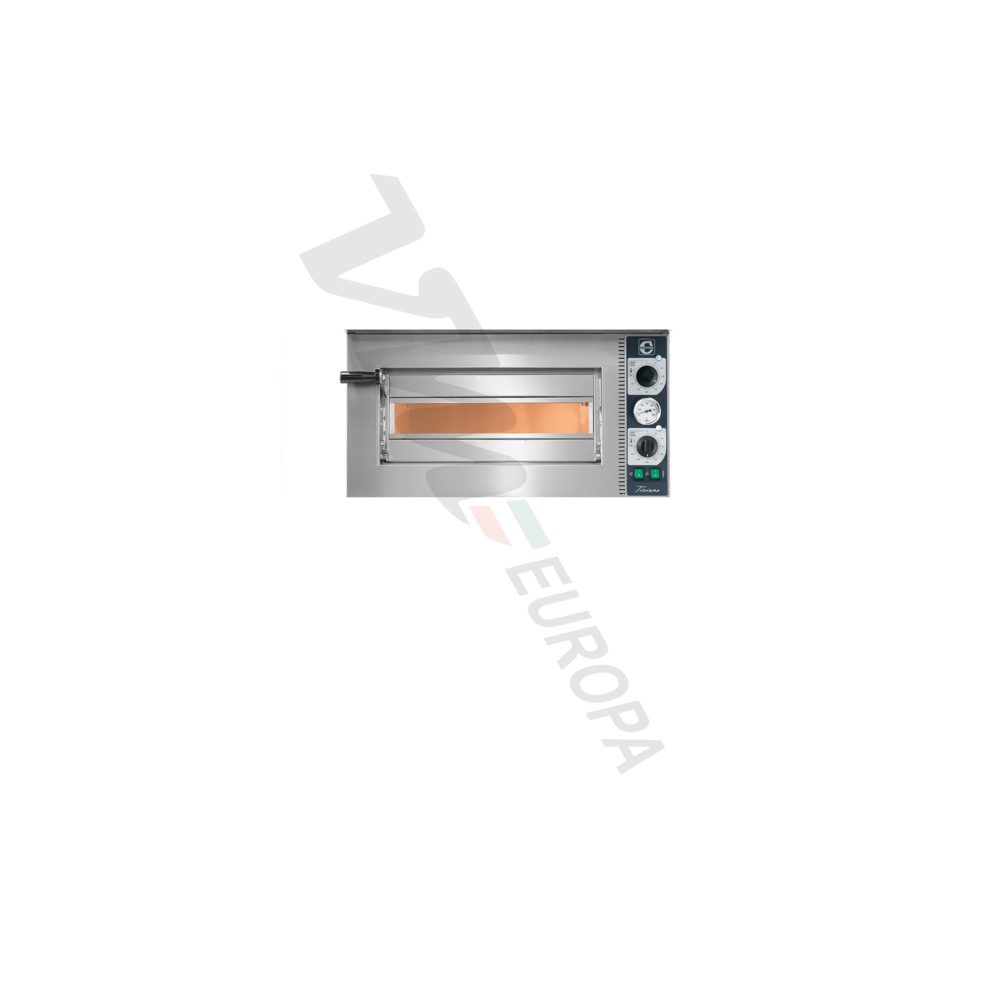 Cuppone Tiziano Pizzaofen für 2 Pizzen Ø30cm 1 Kammer Mechanisch - TZ230/1M