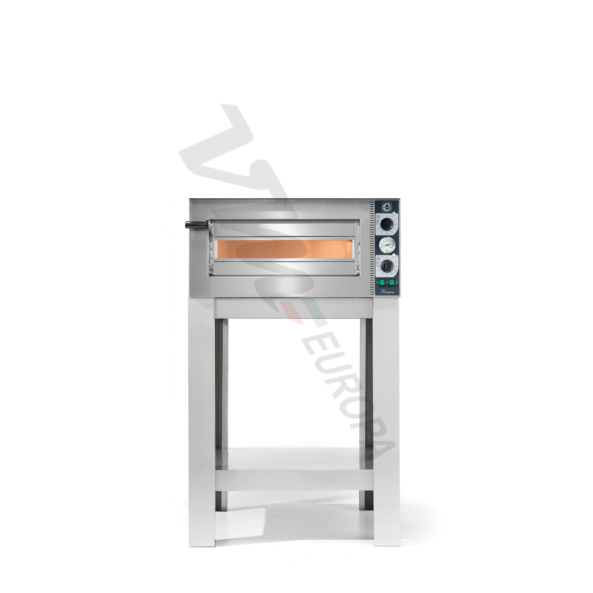 Cuppone Tiziano Pizzaofen für 4 Pizzen Ø25cm 1 Kammer Mechanisch - TZ425/1M