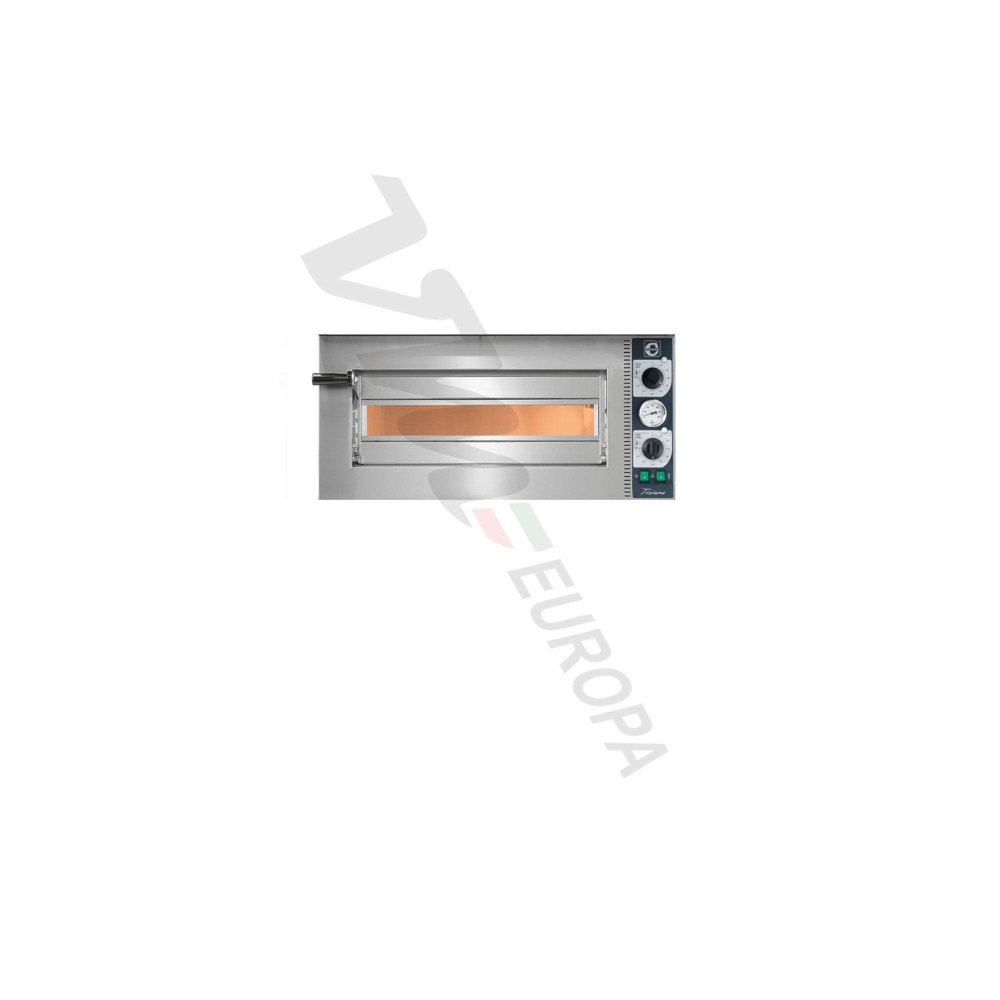 Cuppone Tiziano Pizzaofen für 4 Pizzen Ø25cm 1 Kammer Mechanisch - TZ425/1M