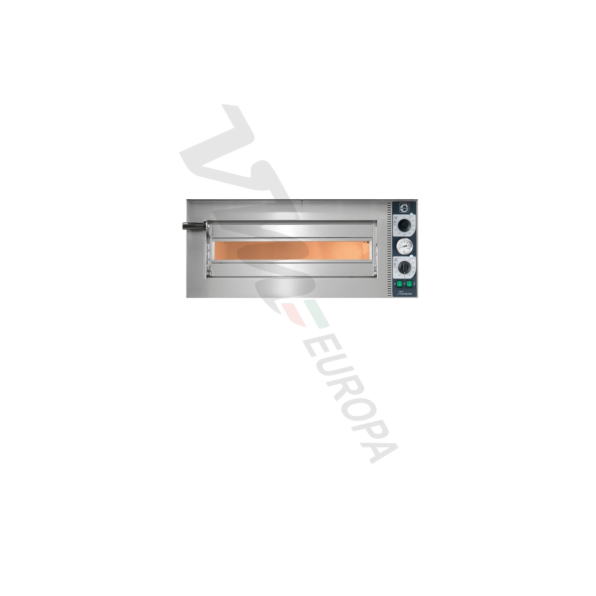 Cuppone Tiziano Pizzaofen für 4 Pizzen Ø30cm 1 Kammer Mechanisch - TZ430/1M