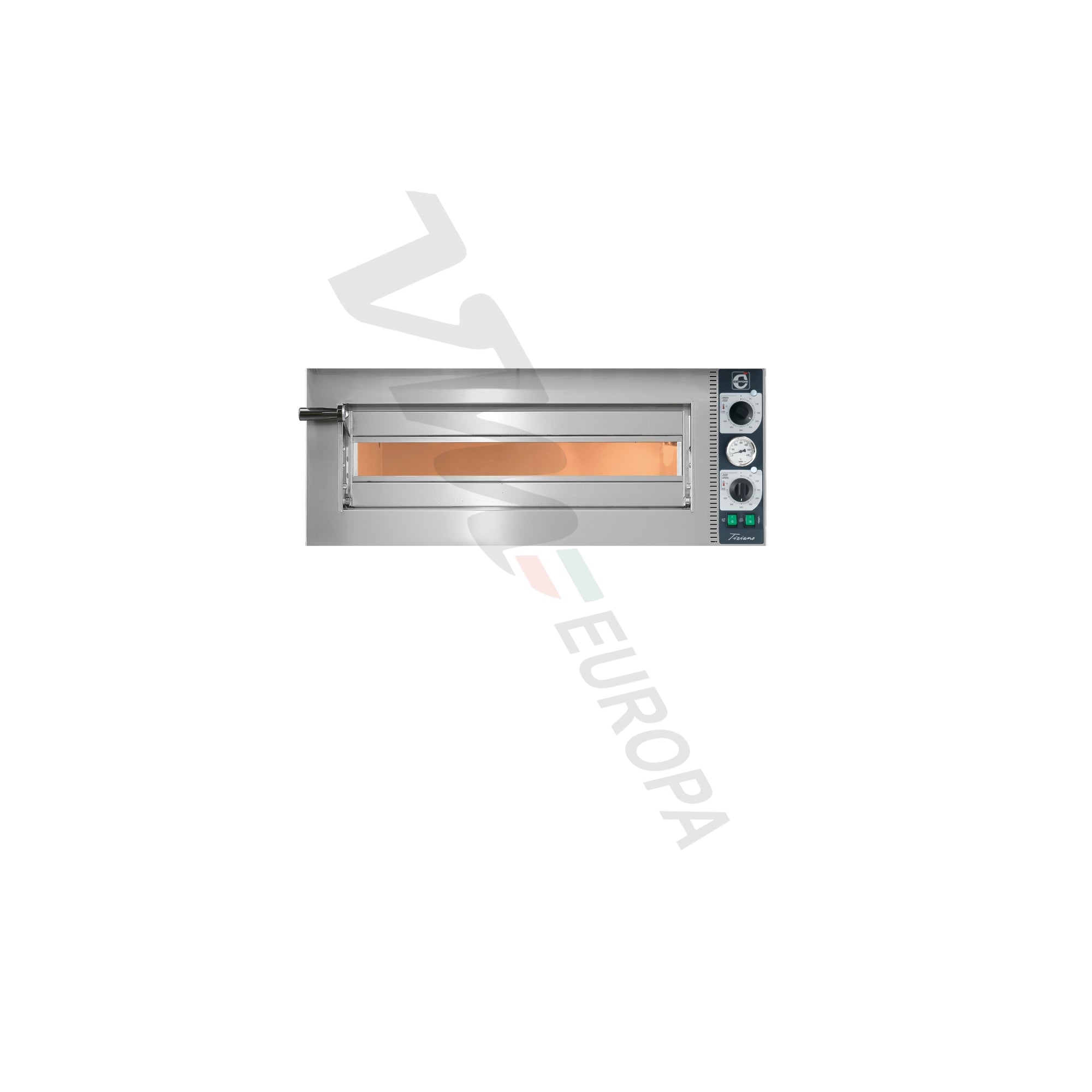 Cuppone Tiziano Pizzaofen für 4 Pizzen Ø35cm 1 Kammer Mechanisch - TZ435/1M