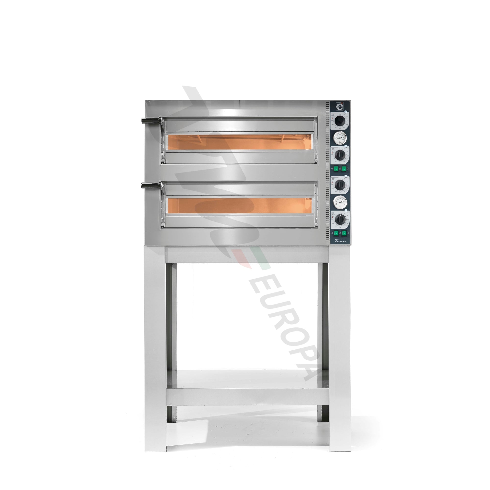Cuppone Tiziano Pizzaofen für 4 Pizzen Ø35cm 2 Kammern Mechanisch - TZ435/2M