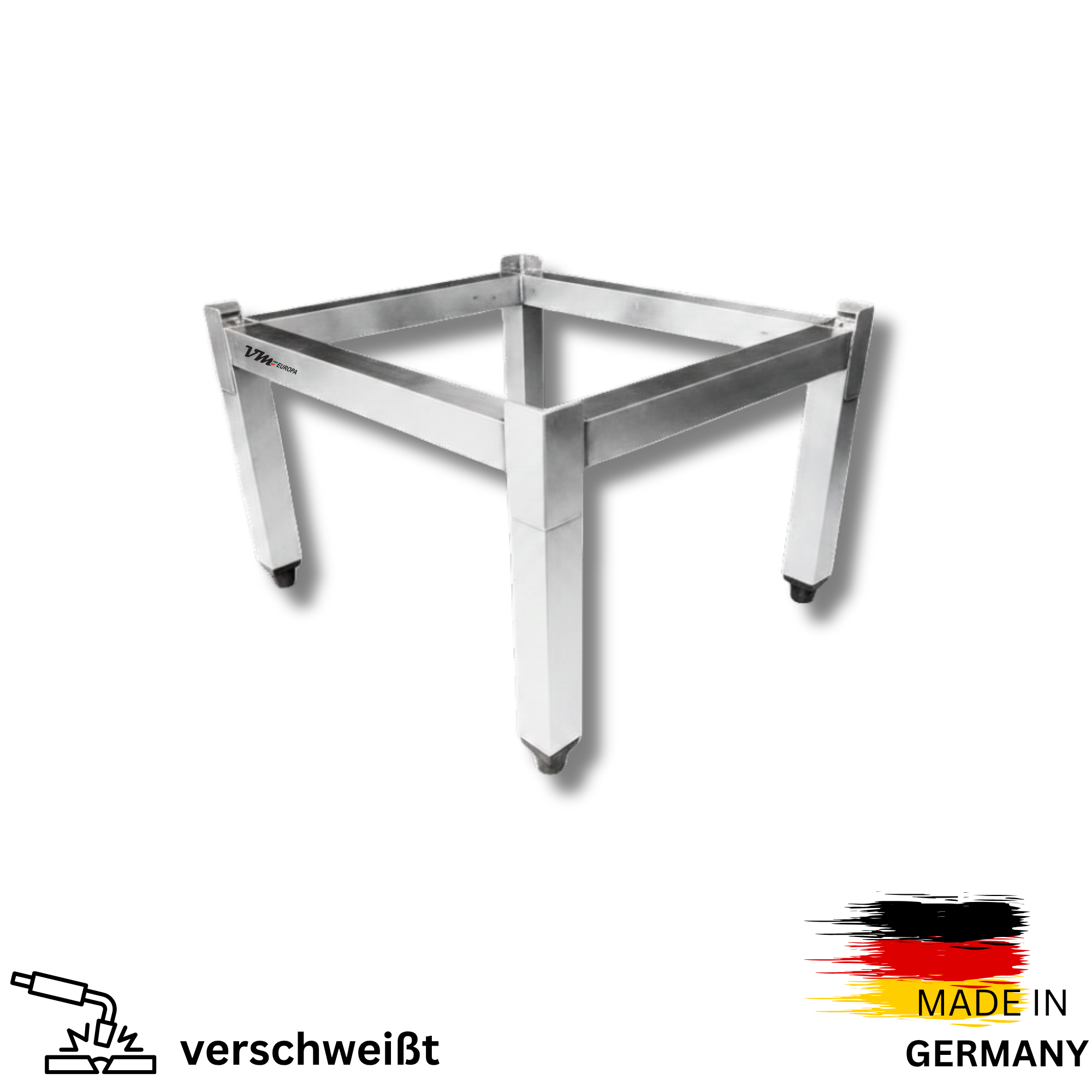 Edelstahl AISI304 Untergestell für Spülmaschinen 60,5x57x30cm  - wird fertig geschweißt geliefert - UG2-6057V (Kopie)