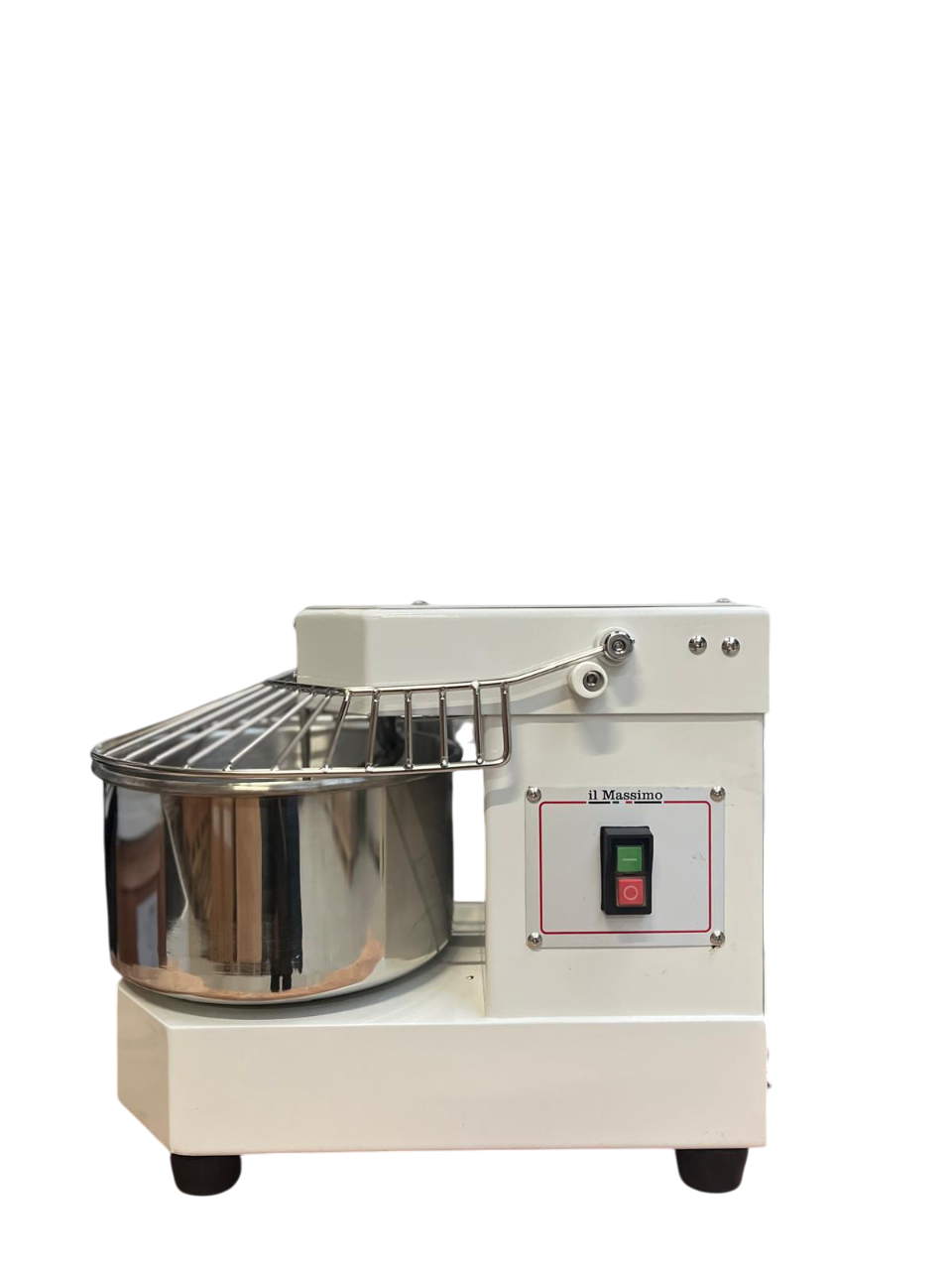 Professionelle Teigknetmaschine 8L | 1 Geschwindigkeit | Feste Rührschüssel | 7kg Teig | 450W | 230V | Edelstahl