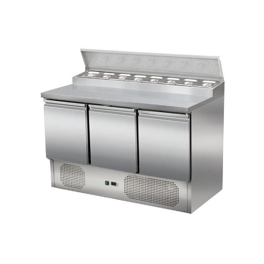 Mini-KÜHLTISCHE MIT EINGEBAUTER KÜHLUNG  +2° / +8°  900 x 700 x 870 - KT2C4R